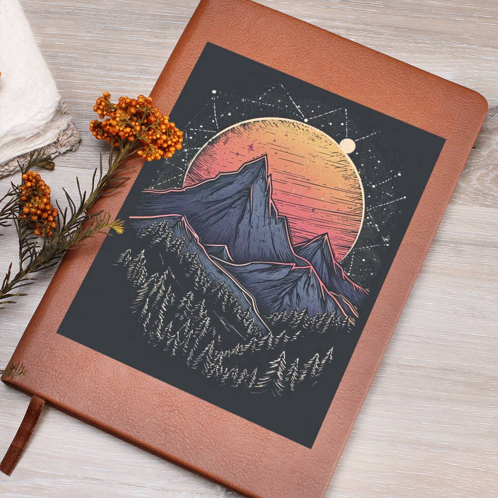 Minimalist BOHO Art 138 - Vegan Leather Journal