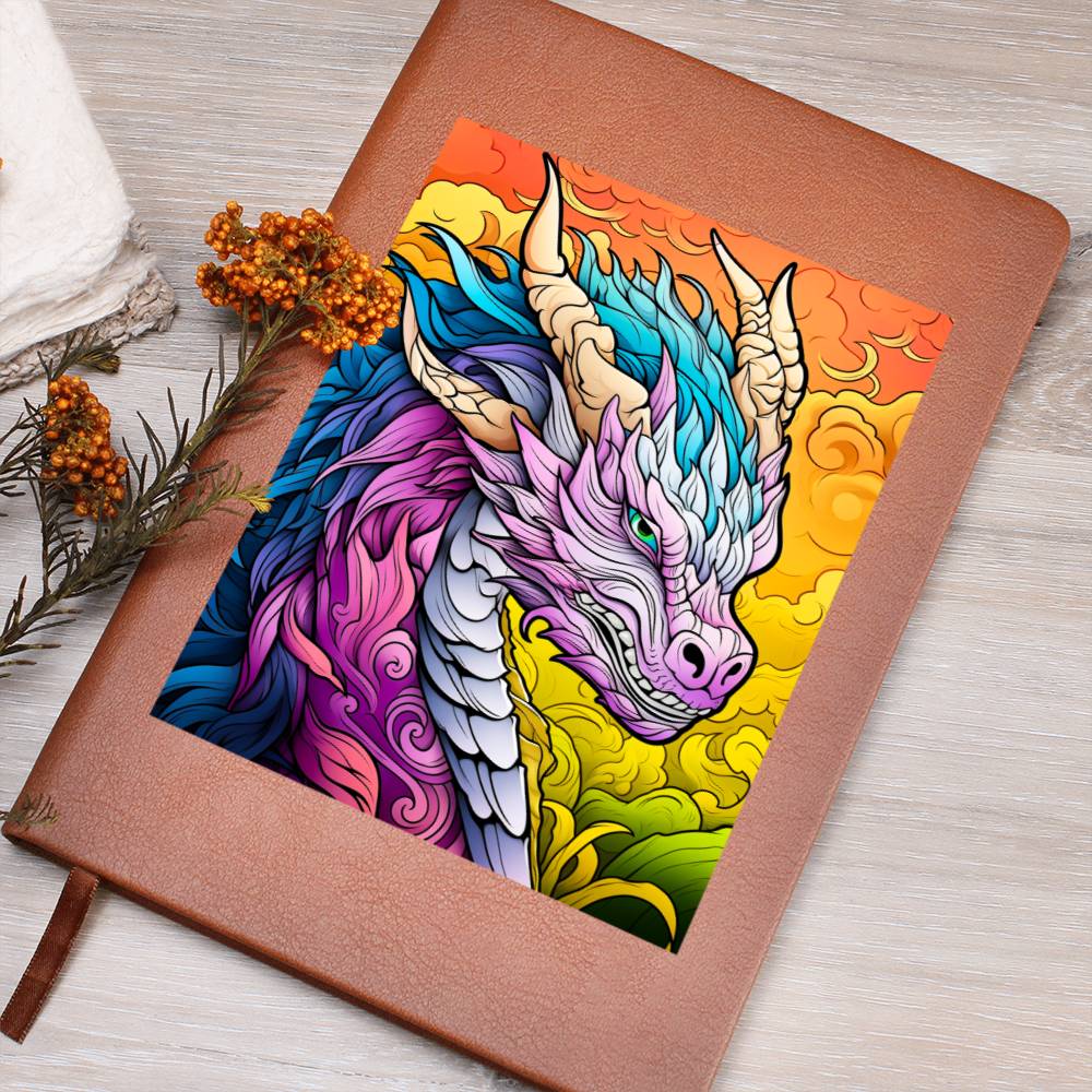 Majestic Dragon 030 - Vegan Leather Journal