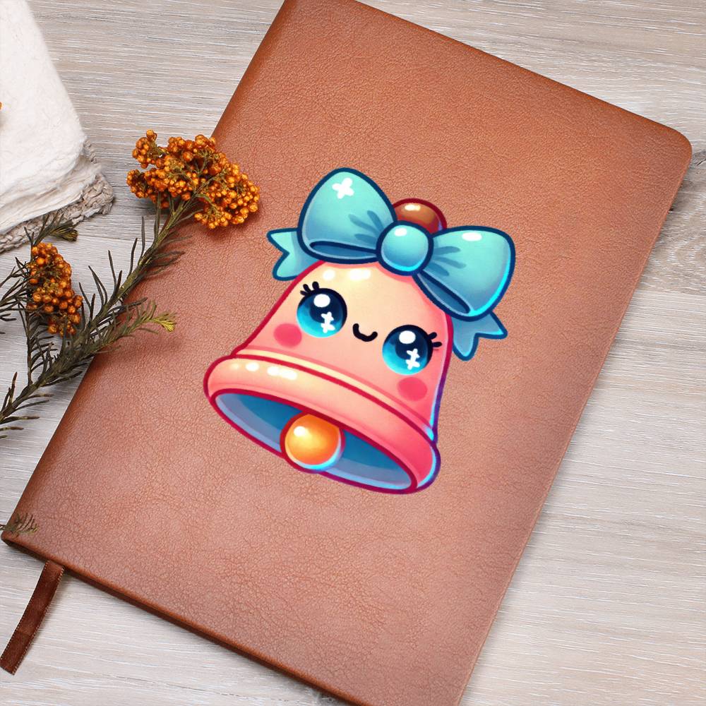 Cute Back to School Sticker 084 - Vegan Leather Journal