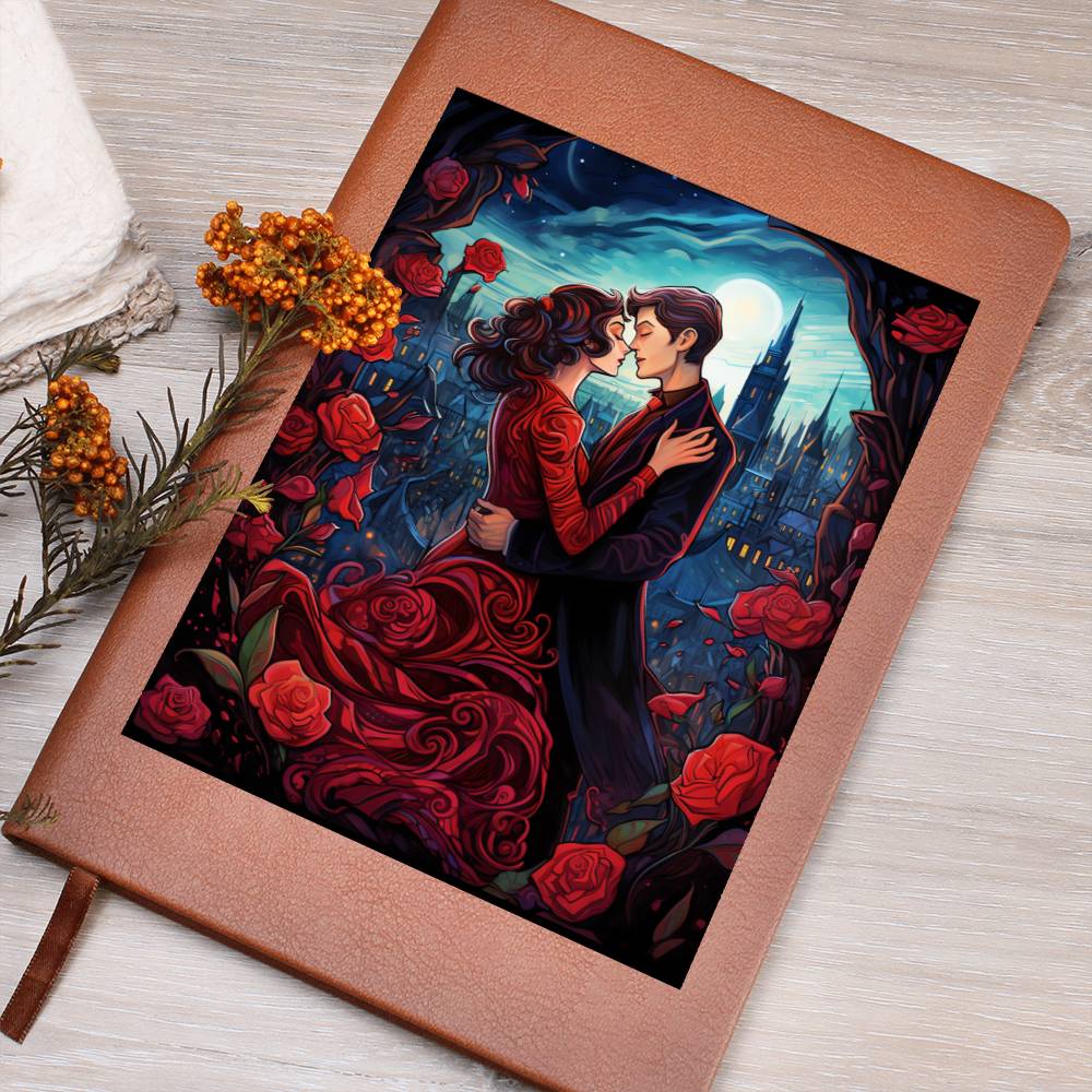 Valentine's Day Art 038 - Vegan Leather Journal