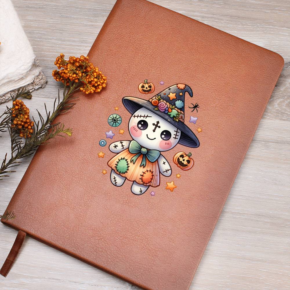 Cute Halloween Sticker 054 - Vegan Leather Journal