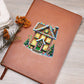 Christmas Gingerbread House 020 - Vegan Leather Journal