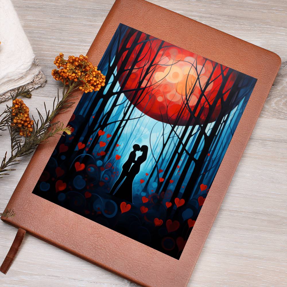 Valentine's Day Art 288 - Vegan Leather Journal