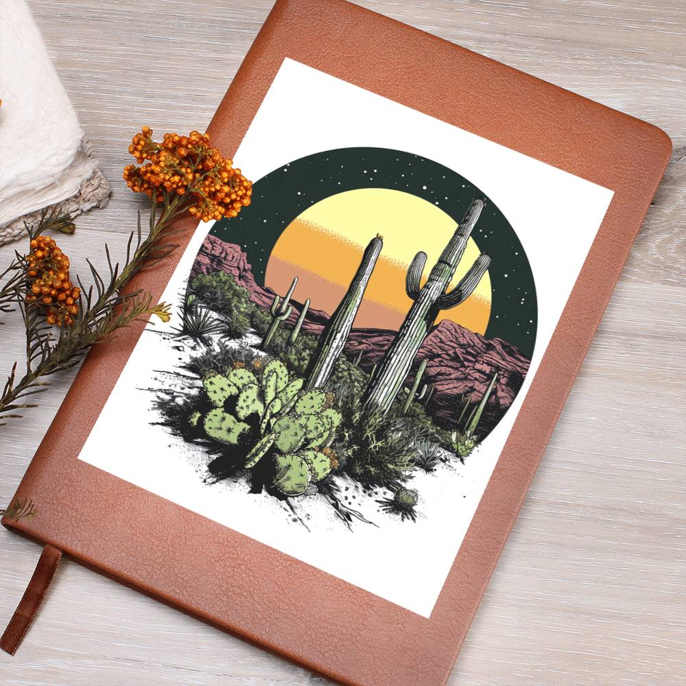 Minimalist BOHO Art 093 - Vegan Leather Journal