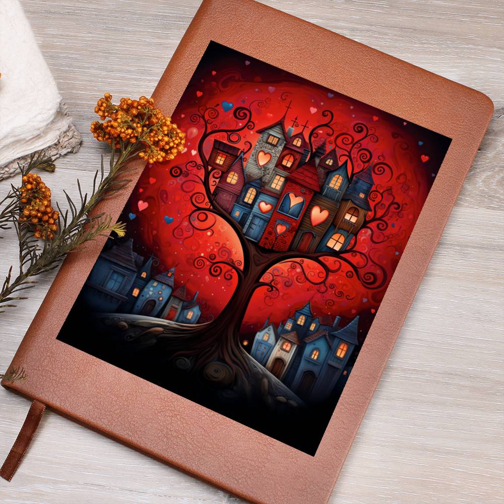 Valentine's Day Art 191 - Vegan Leather Journal