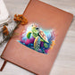 Cute Sea Turtle 006 - Vegan Leather Journal