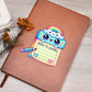 Cute Back to School Sticker 094 - Vegan Leather Journal
