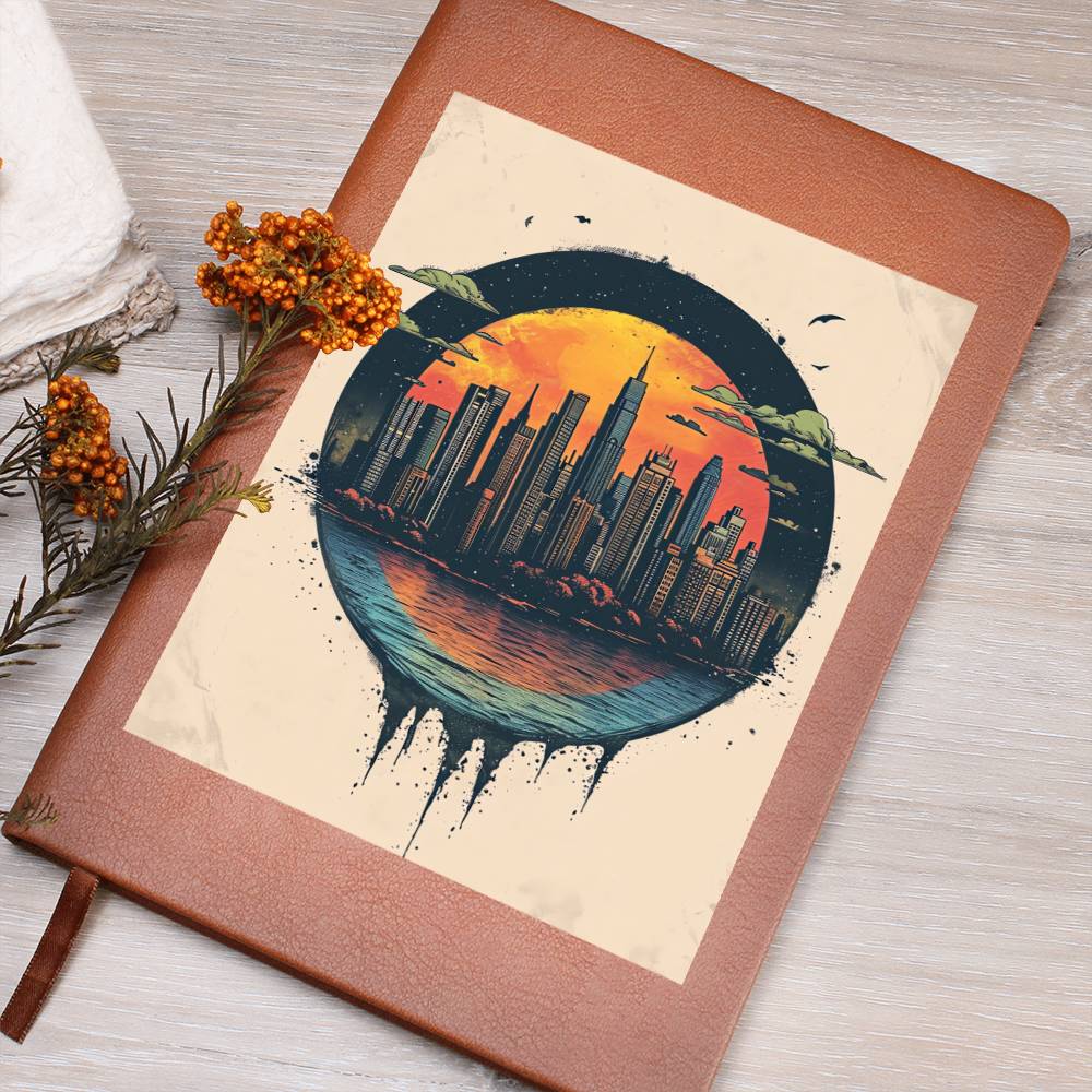 Minimalist BOHO Art 153 - Vegan Leather Journal