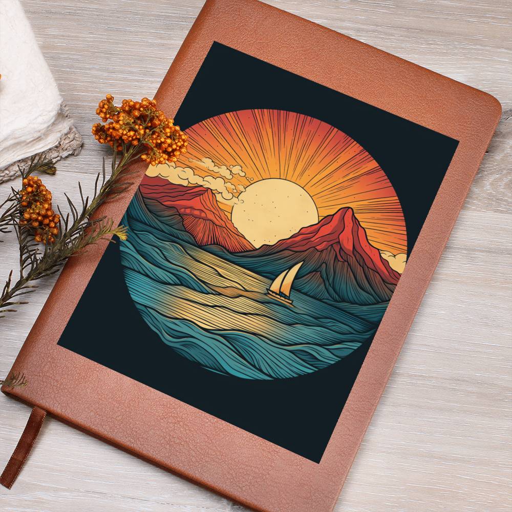 Minimalist BOHO Art 085 - Vegan Leather Journal