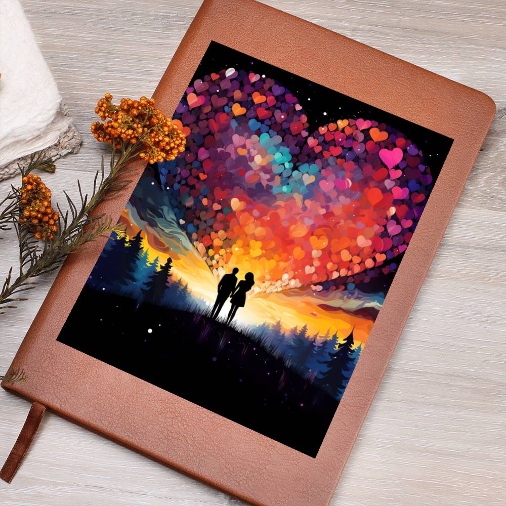 Valentine's Day Art 268 - Vegan Leather Journal