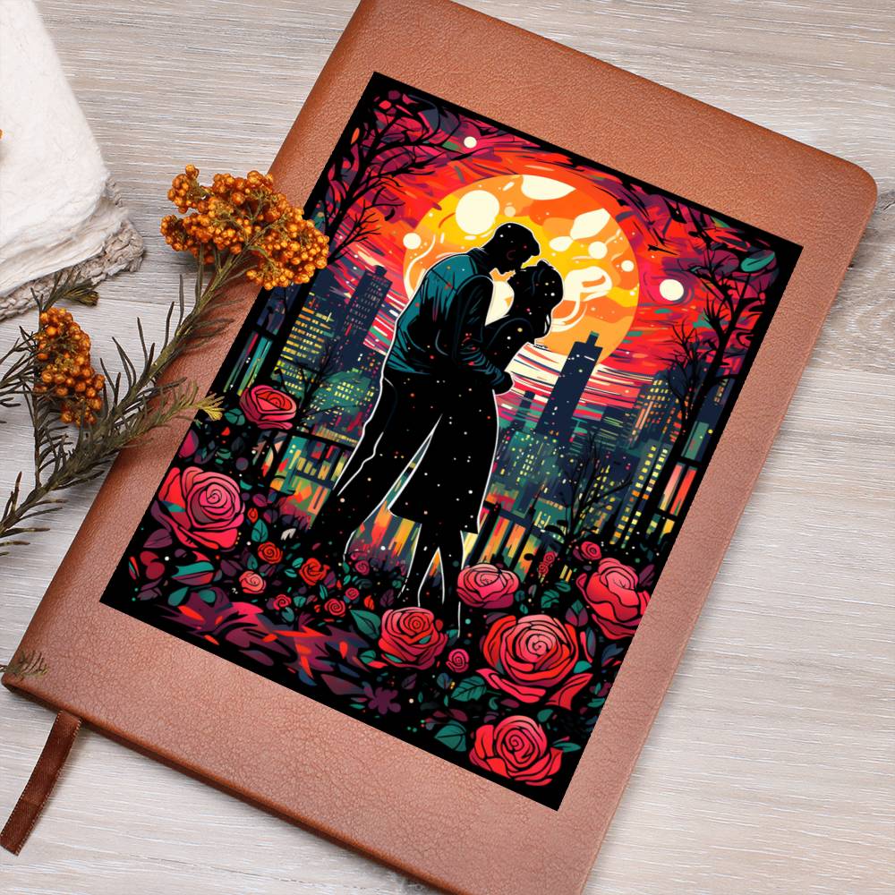 Valentine's Day Art 304 - Vegan Leather Journal