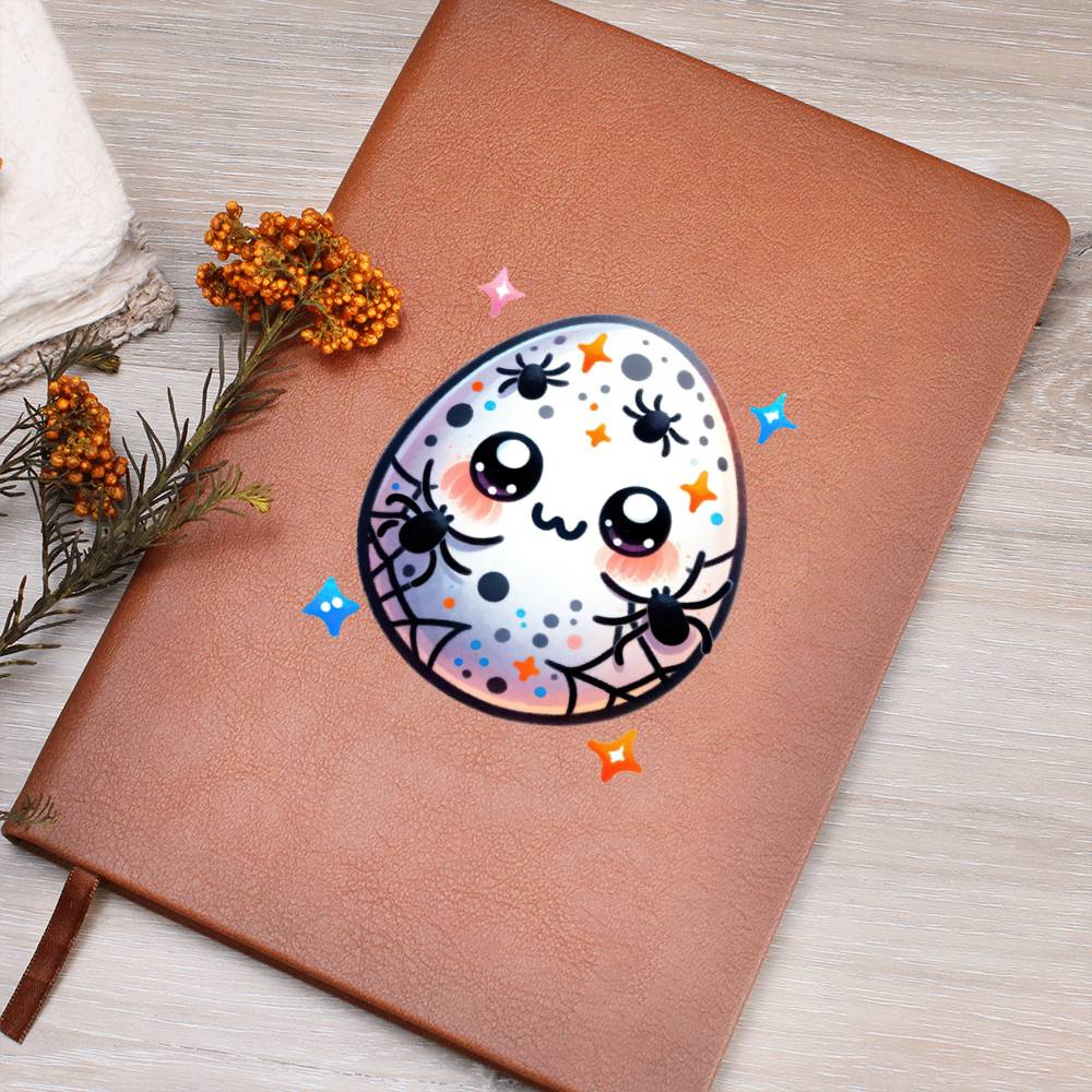 Cute Halloween Sticker 047 - Vegan Leather Journal