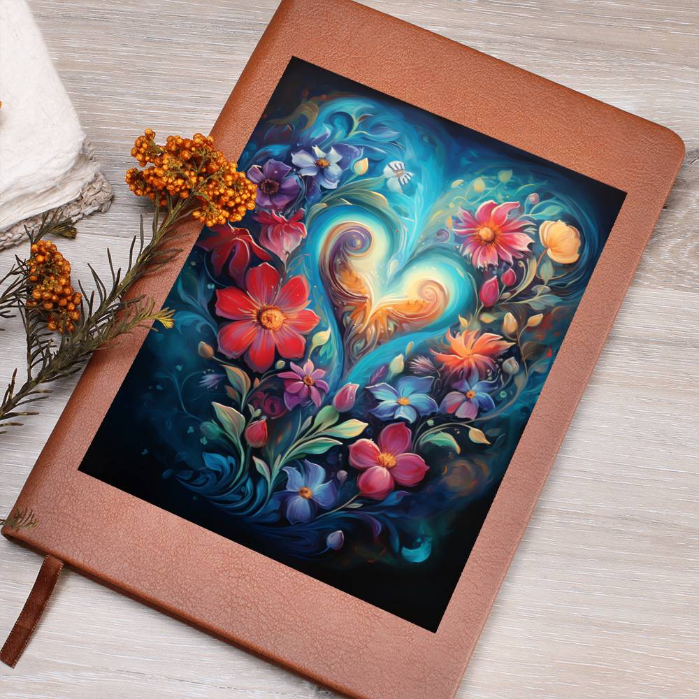 Valentine's Day Art 395 - Vegan Leather Journal