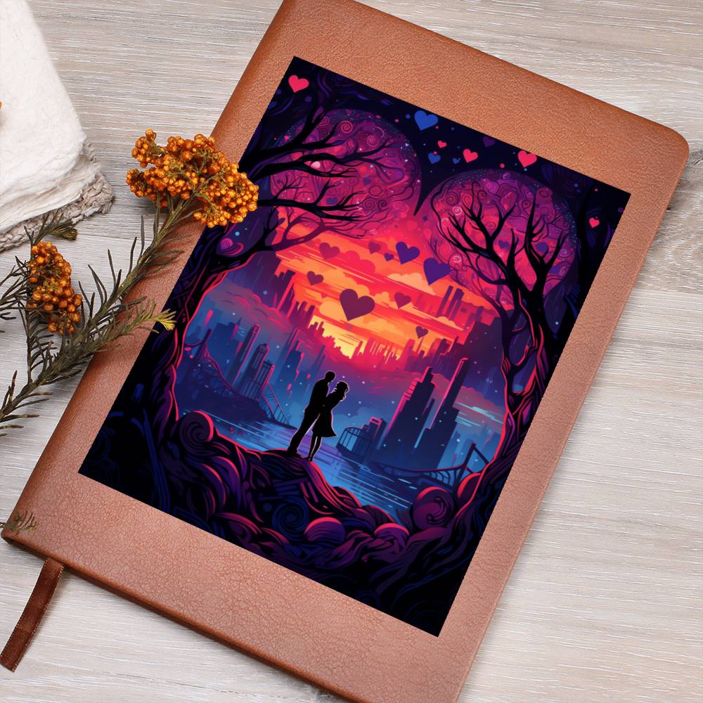 Valentine's Day Art 276 - Vegan Leather Journal