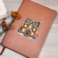Christmas Gingerbread House 024 - Vegan Leather Journal