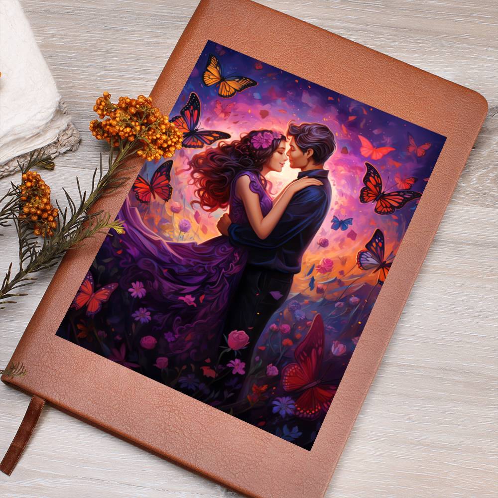 Valentine's Day Art 022 - Vegan Leather Journal