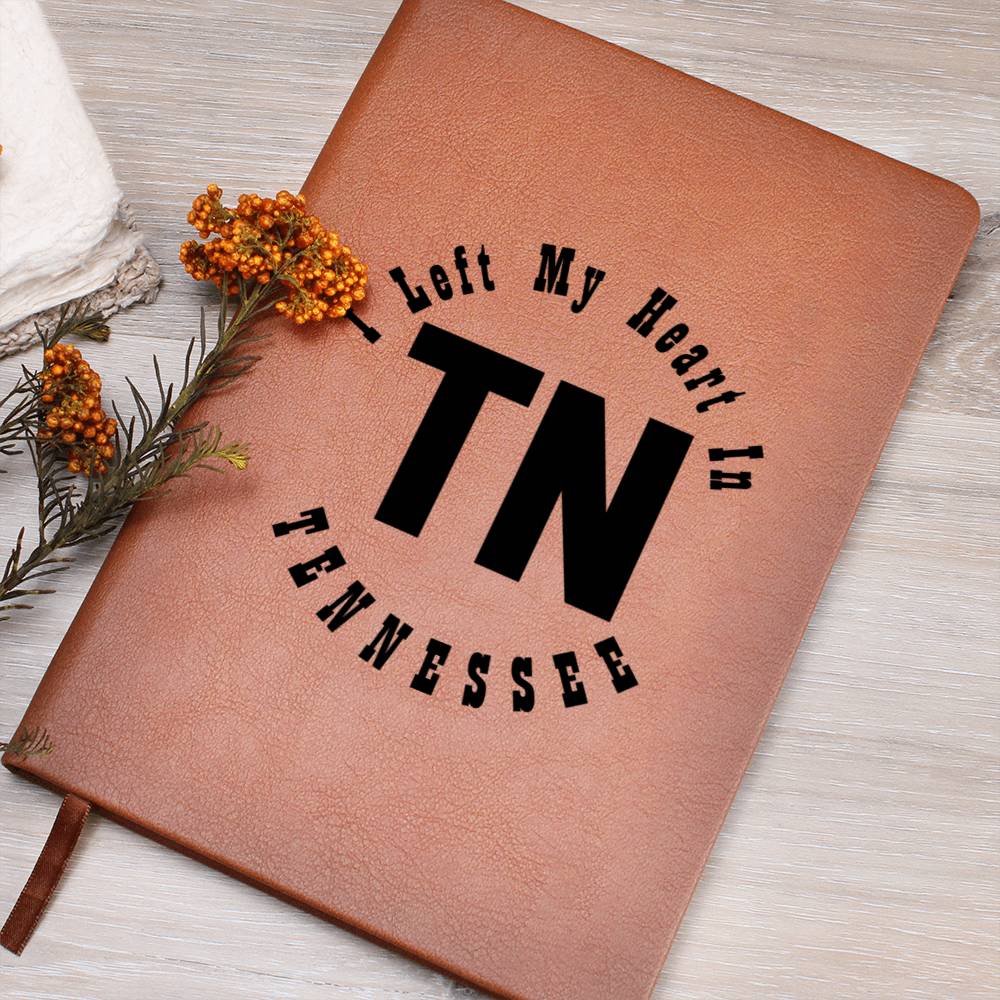 Heart In Tennessee v01 - Vegan Leather Journal