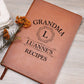 Grandma Luanne's Recipes - Vegan Leather Journal