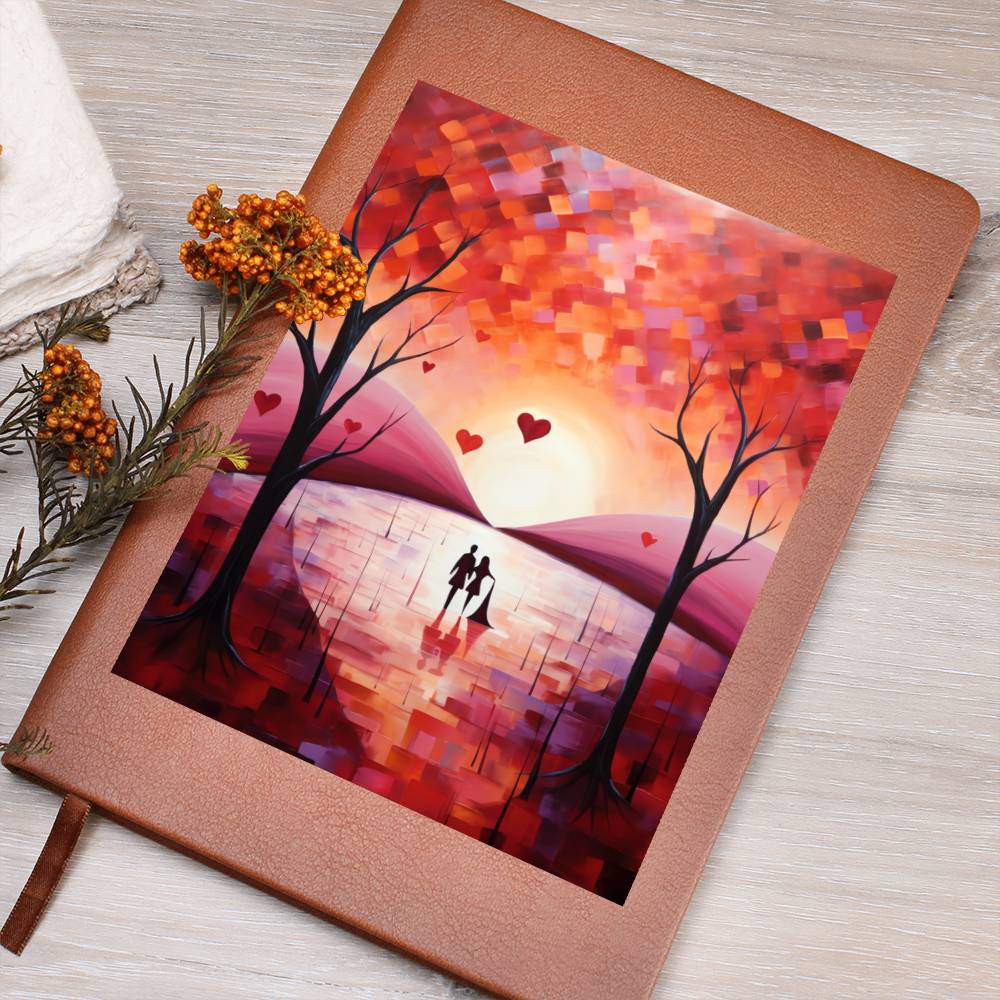 Valentine's Day Art 147 - Vegan Leather Journal