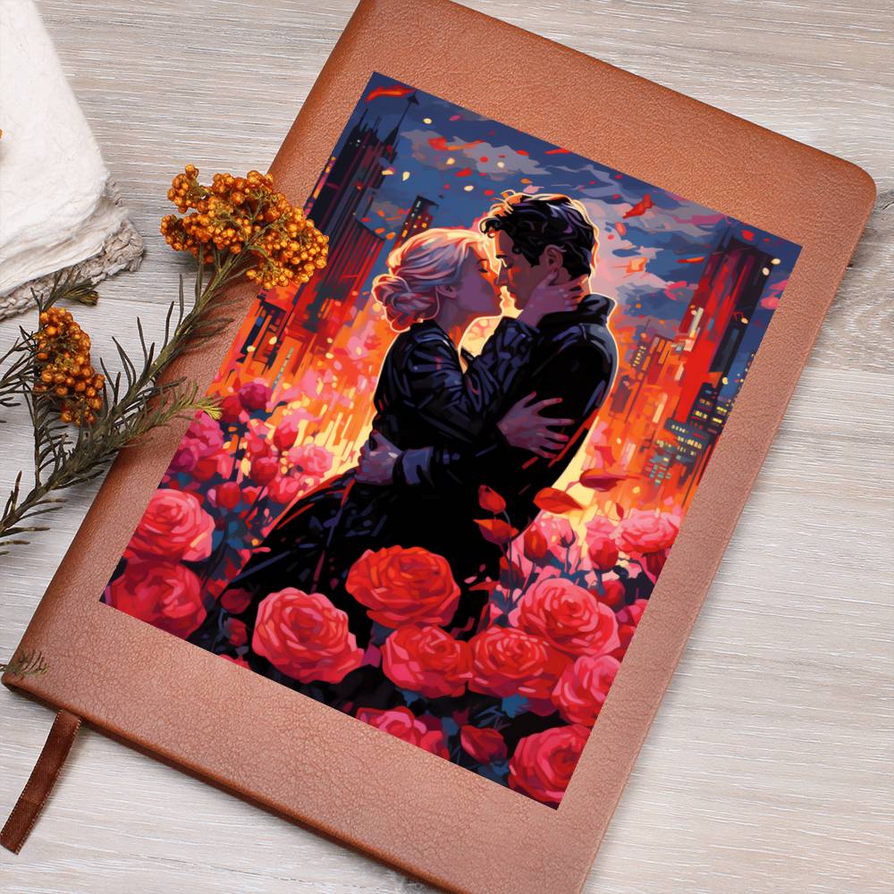 Valentine's Day Art 073 - Vegan Leather Journal
