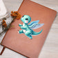 Colorful Baby Dinosaur 026 - Vegan Leather Journal