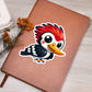 Cute Woodpecker sticker 219 - Vegan Leather Journal