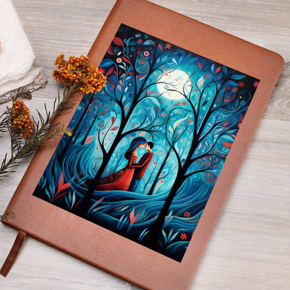 Valentine's Day Art 290 - Vegan Leather Journal