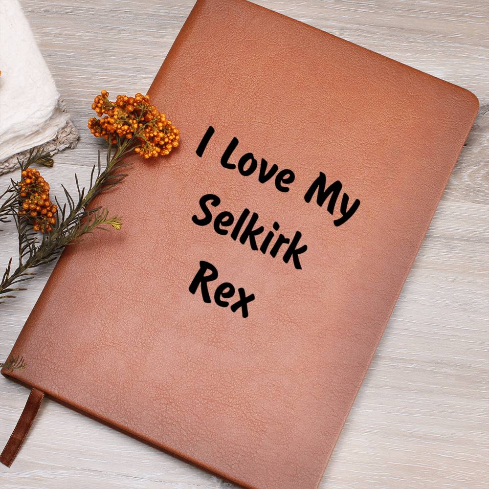 Love My Selkirk Rex - Vegan Leather Journal