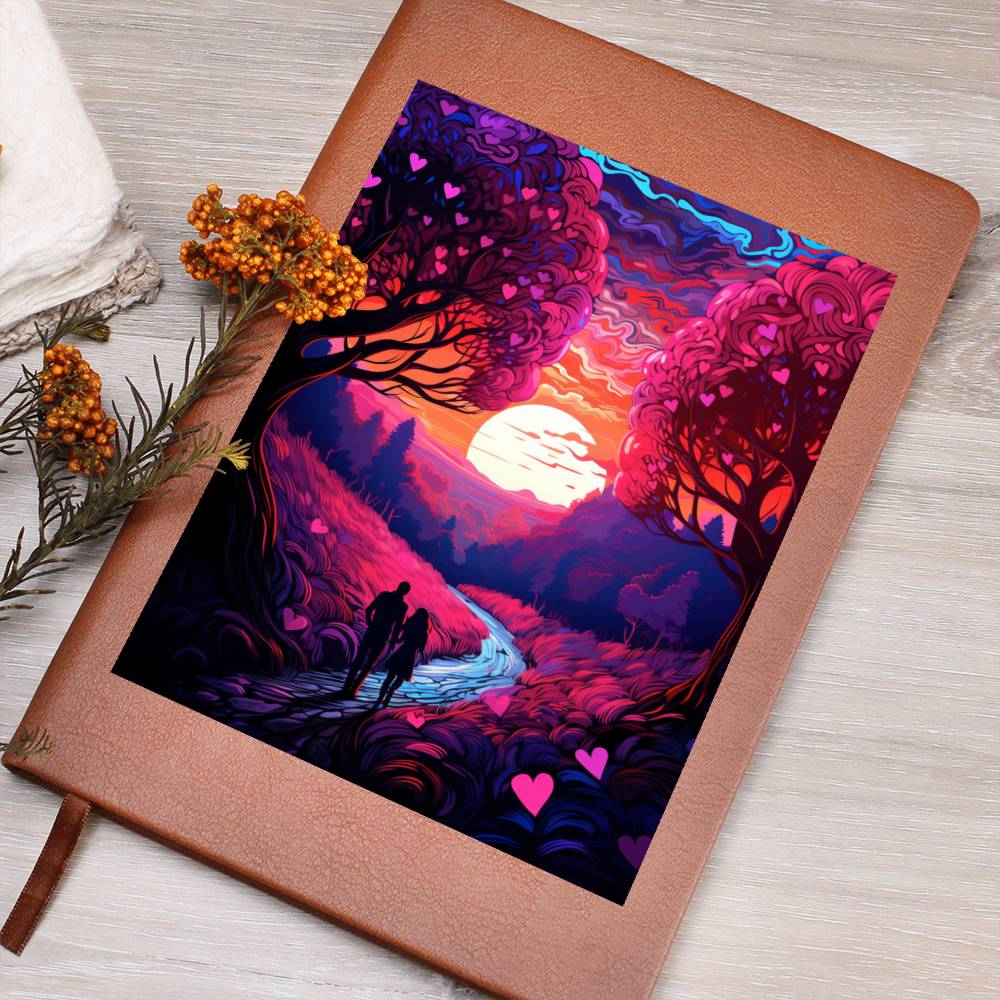 Valentine's Day Art 156 - Vegan Leather Journal