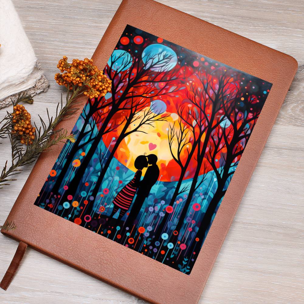 Valentine's Day Art 011 - Vegan Leather Journal