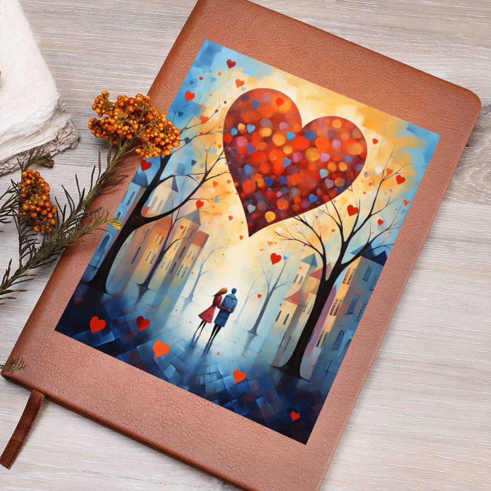 Valentine's Day Art 129 - Vegan Leather Journal