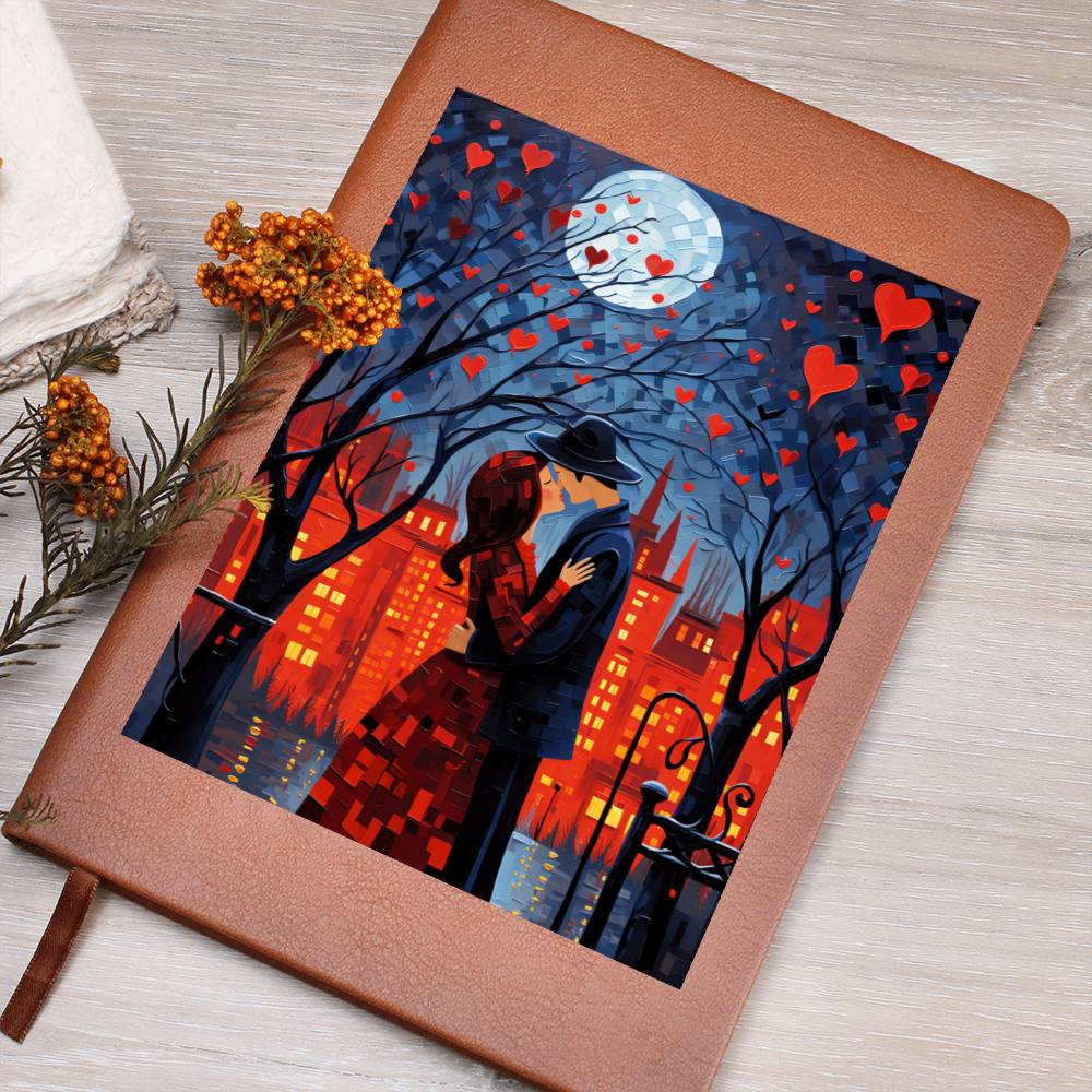 Valentine's Day Art 261 - Vegan Leather Journal