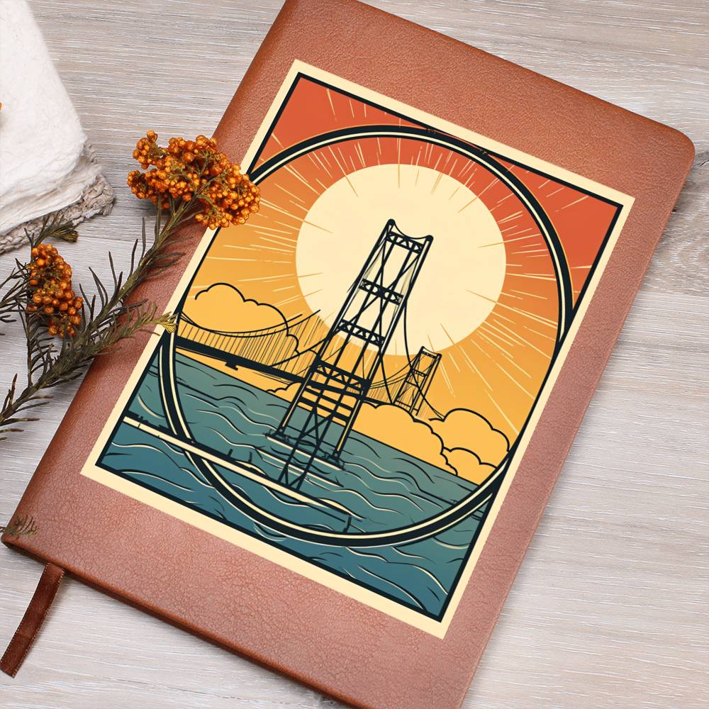Minimalist BOHO Art 142 - Vegan Leather Journal