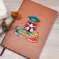 Cute Back to School Sticker 021 - Vegan Leather Journal