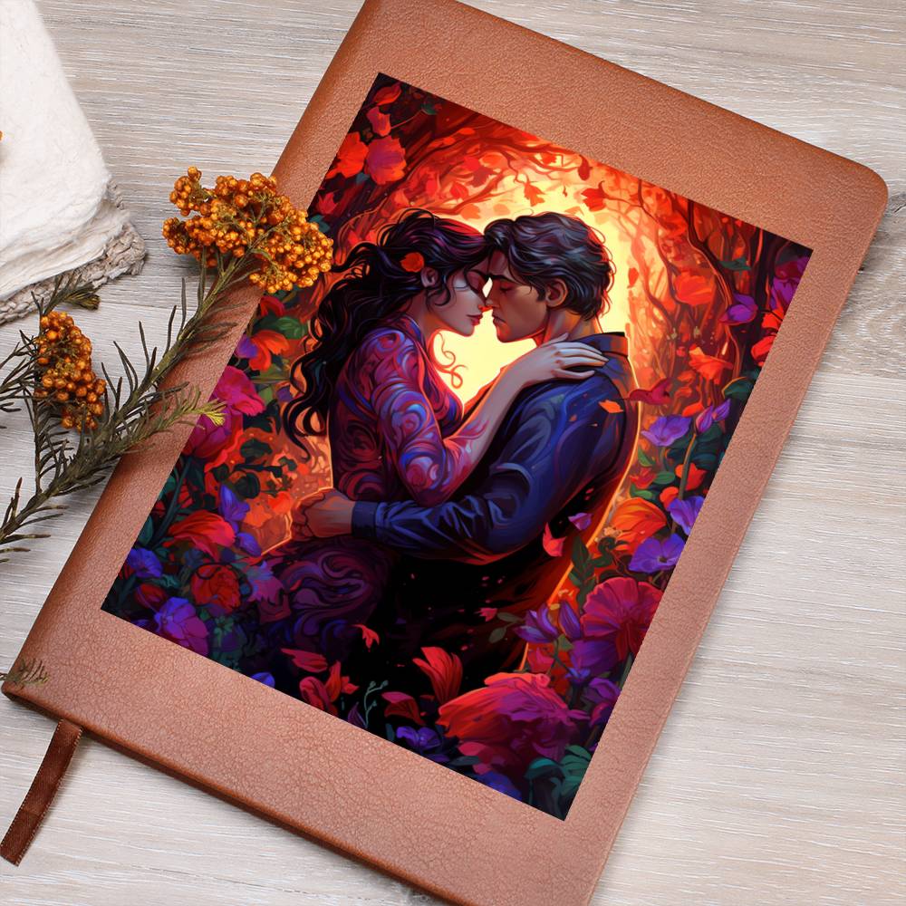 Valentine's Day Art 423 - Vegan Leather Journal