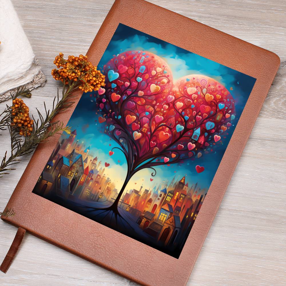 Valentine's Day Art 125 - Vegan Leather Journal
