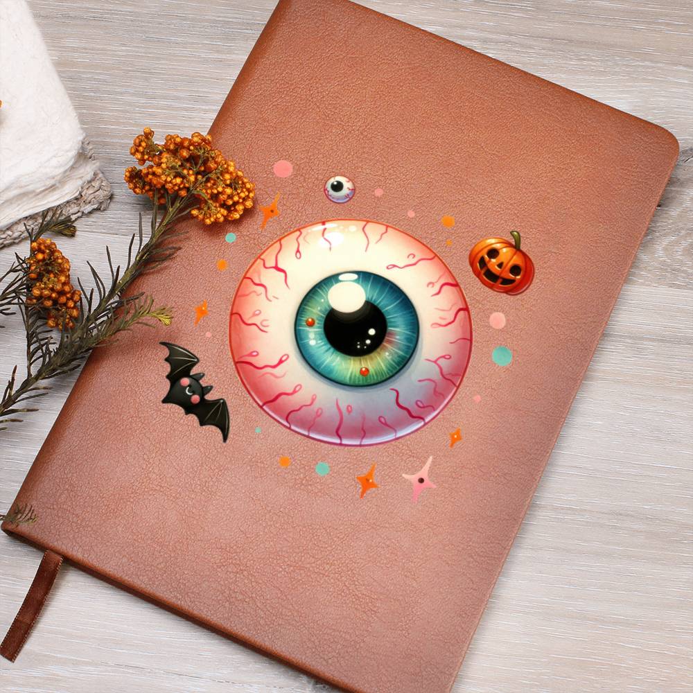 Cute Halloween Sticker 093 - Vegan Leather Journal