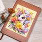 Cute Unicorn 068 - Vegan Leather Journal