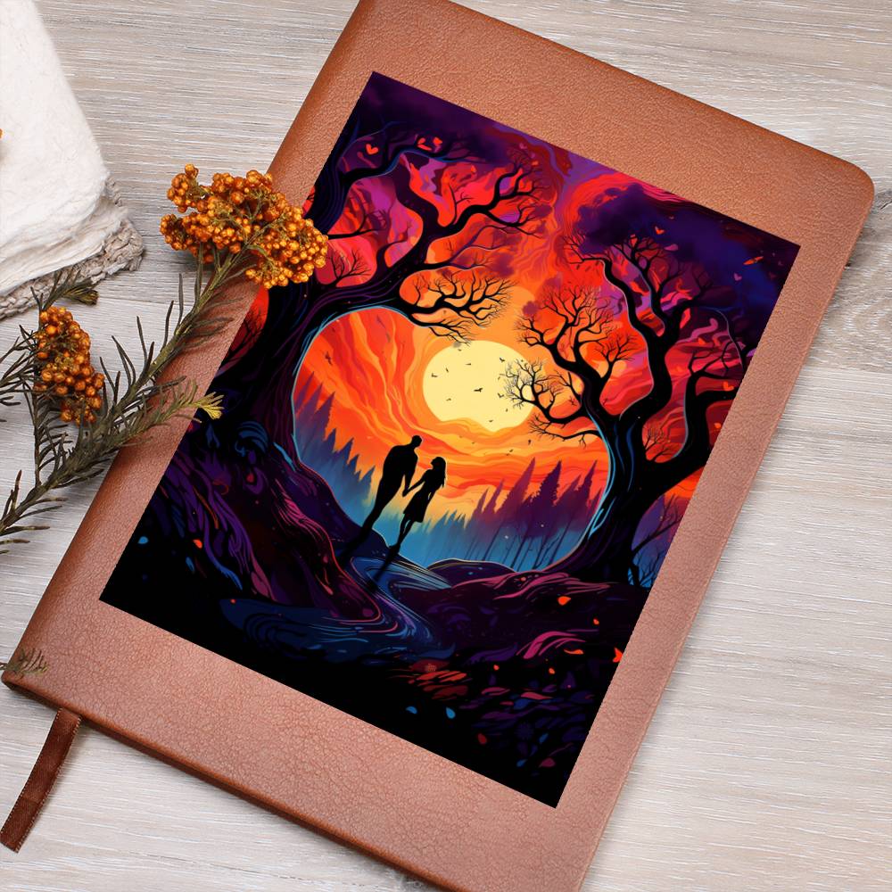 Valentine's Day Art 232 - Vegan Leather Journal