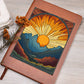 Minimalist BOHO Art 016 - Vegan Leather Journal