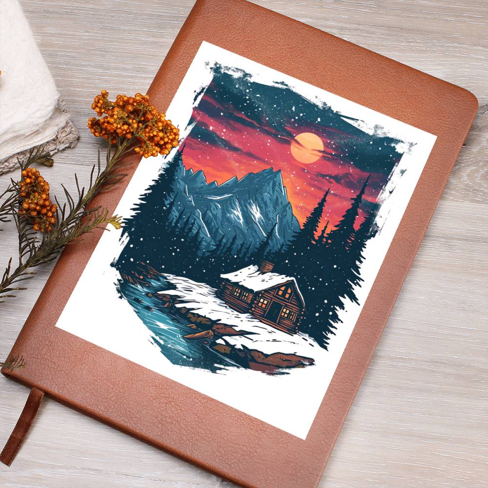 Minimalist BOHO Art 042 - Vegan Leather Journal