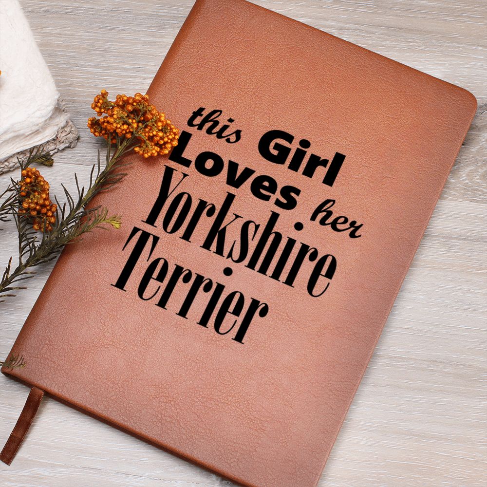 Yorkshire Terrier - Vegan Leather Journal