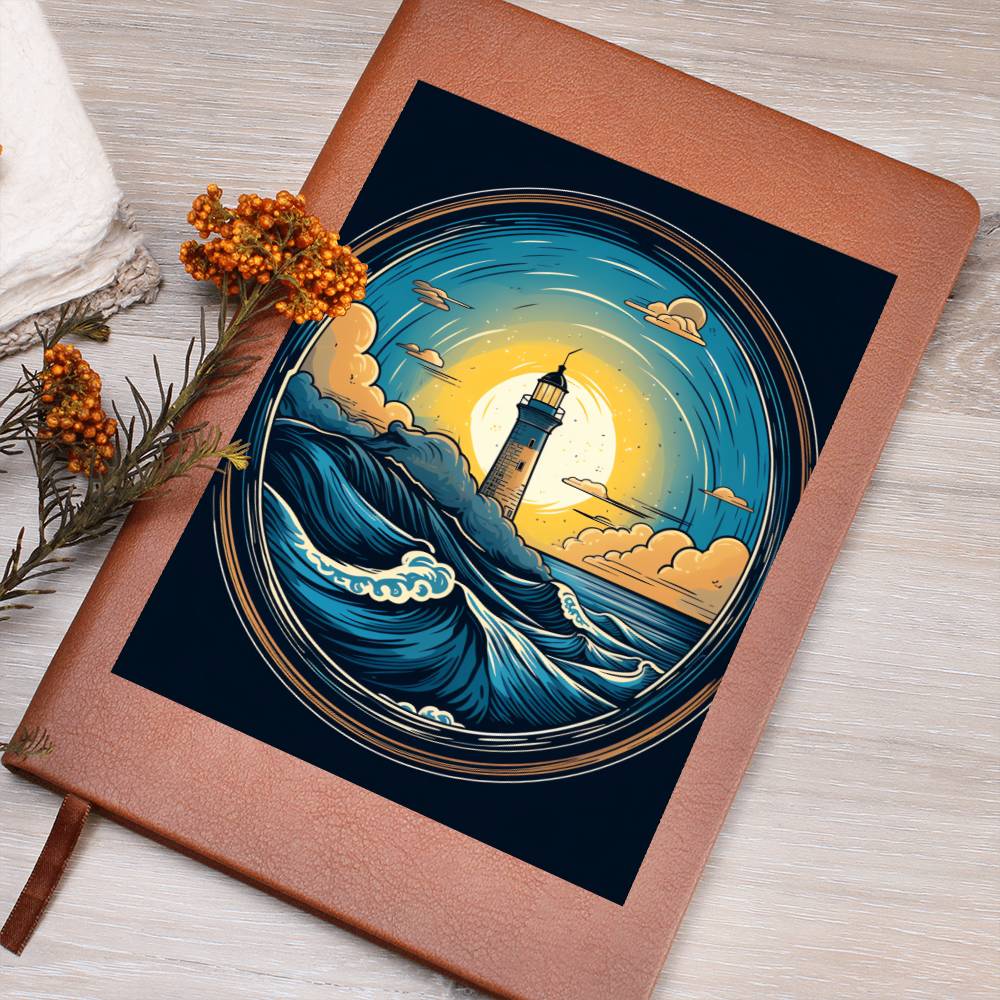 Minimalist BOHO Art 087 - Vegan Leather Journal