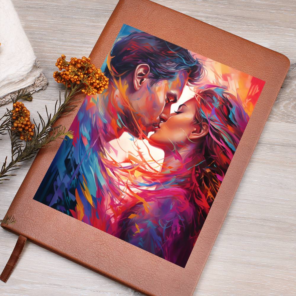 Valentine's Day Art 376 - Vegan Leather Journal