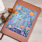 Birds And Floral Design 134 - Vegan Leather Journal