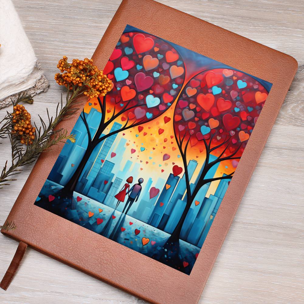 Valentine's Day Art 250 - Vegan Leather Journal