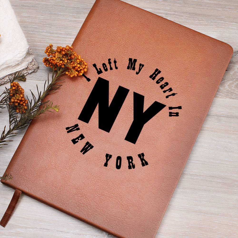 Heart In New York v01 - Vegan Leather Journal