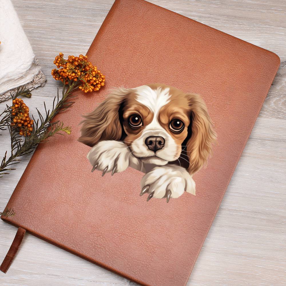 Harrier Peeking - Vegan Leather Journal