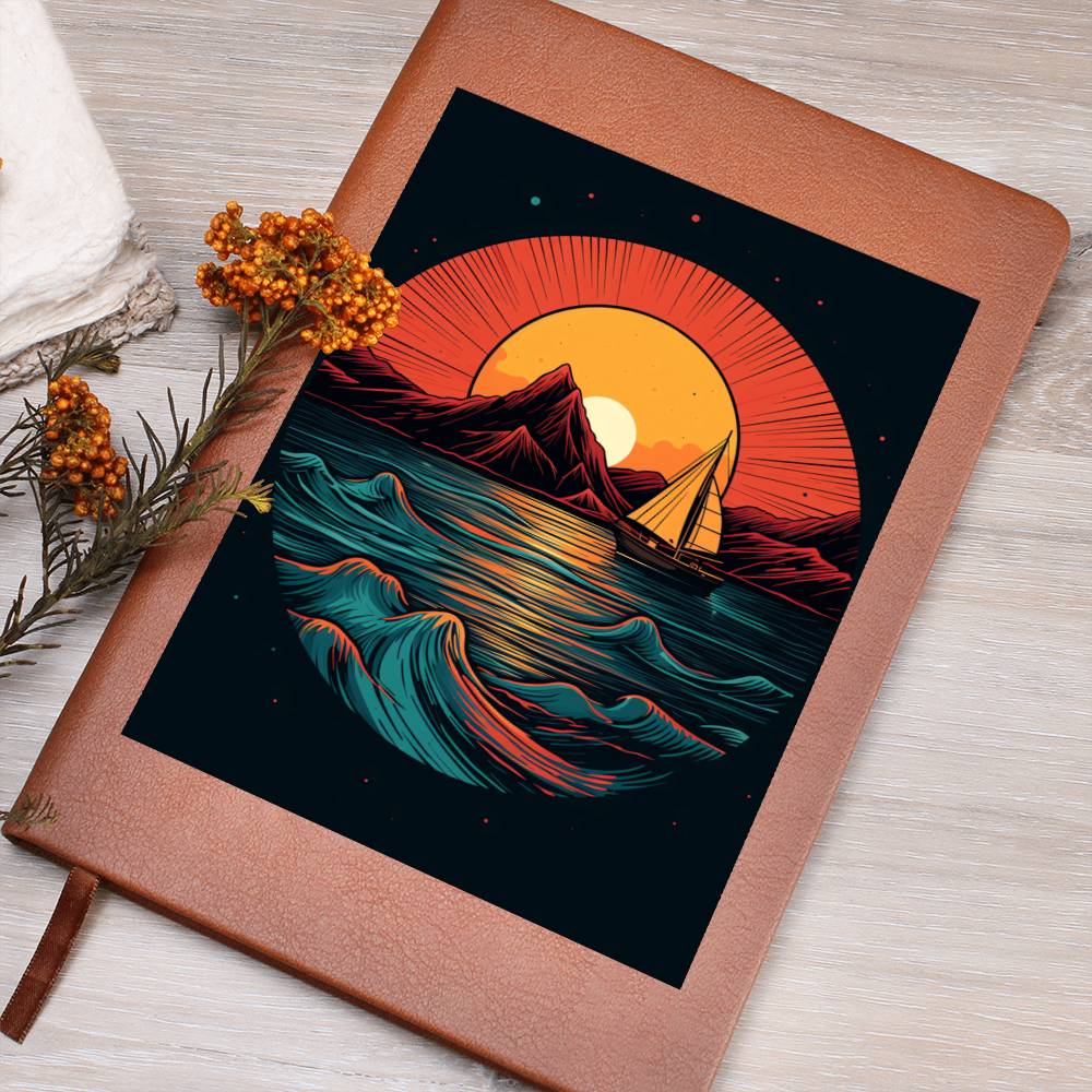 Minimalist BOHO Art 086 - Vegan Leather Journal