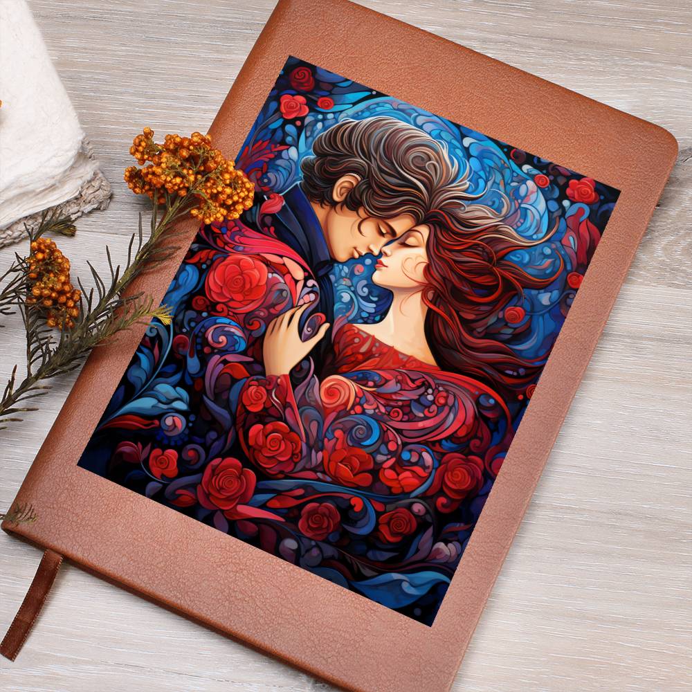 Valentine's Day Art 387 - Vegan Leather Journal